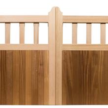 HALF PALED HALF BOARDED HARDWOOD FLAT TOP 