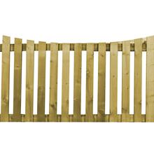 PICKET FENCE PANEL CONVEX PRESSURE TREATED