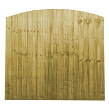 PRESSURE TREATED ARCH TOP CLOSE BOARD GREEN