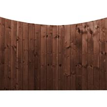 PRESSURE TREATED CONCAVE CLOSE BOARD BROWN