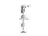GALV GARAGE DOOR BOLTS 24