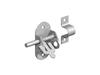 GALV OVAL PADBOLT
