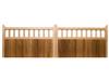 HALF PALED HALF BOARDED HARDWOOD FLAT TOP