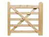 5 BAR REDWOOD ENTRANCE GATE
