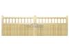 HALF PALED HALF BOARDED SOFTWOOD FLAT TOP