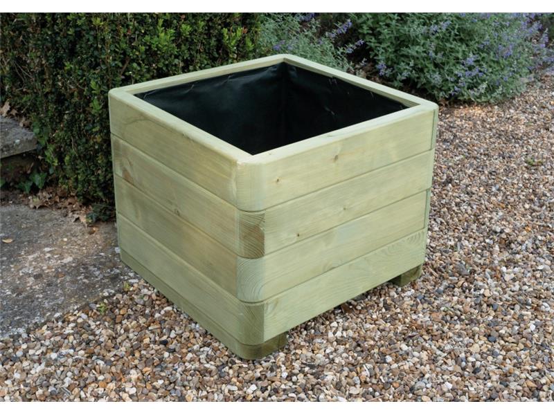 SMOOTH SQUARE PLANTER