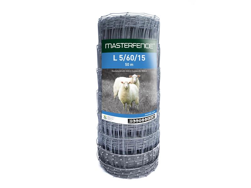 MRT L5/60/15 50M ROLL HINGE JOINT STOCK FENCING