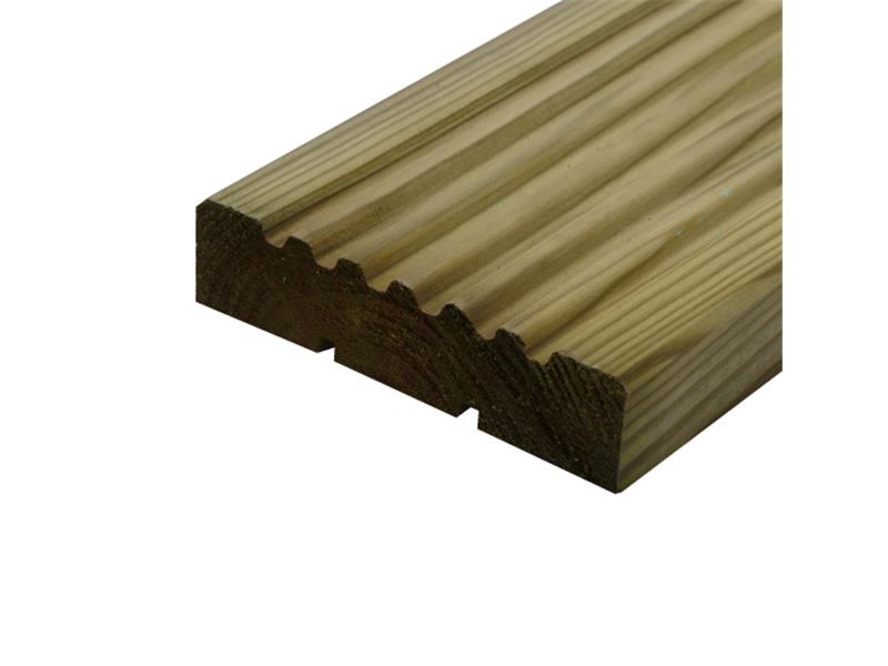 PROFILED DECK BOARDS REDWOOD PRICE PER METER