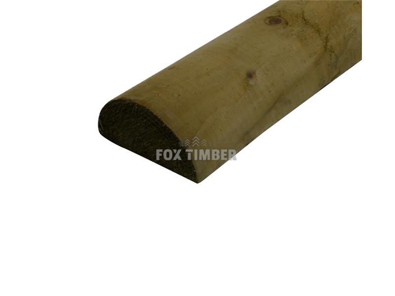 3.6 M 100 MM HALF ROUND MACH TAN RAILS