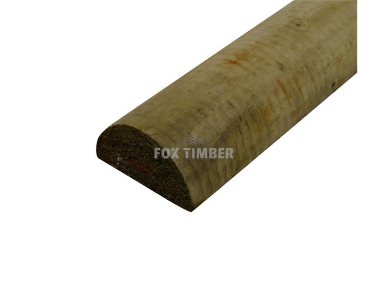 3.6 M 85 MM HALF ROUND MACH TAN RAILS