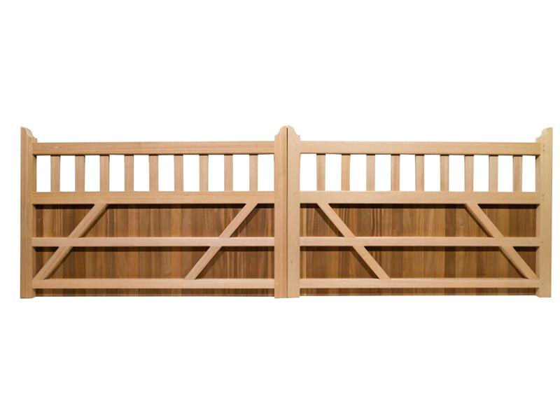 HALF PALED HALF BOARDED HARDWOOD FLAT TOP