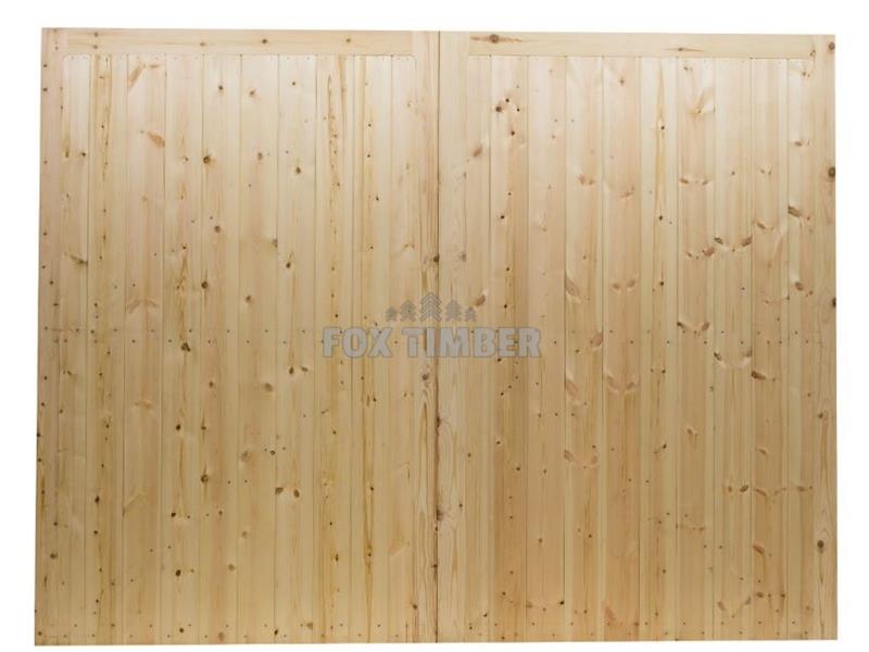 SOLID T&G BOARDED ARCH TOP REDWOOD