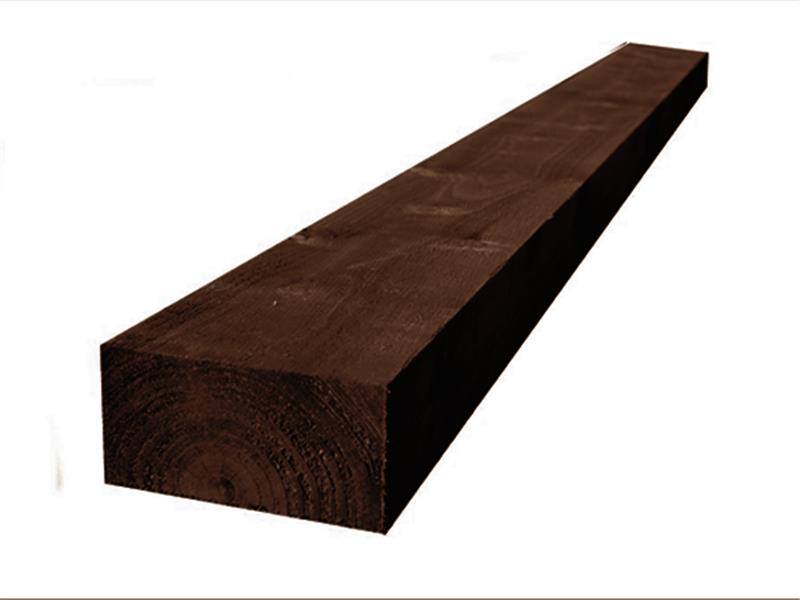 NEW TANALISED GARDEN SLEEPERS BROWN