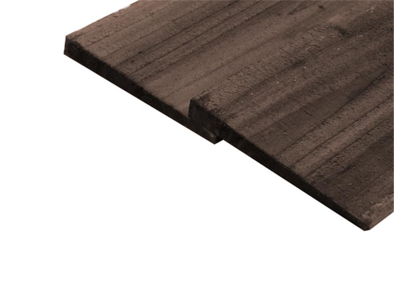 HEAVY DUTY FEATHER EDGE BOARDS TANALISED BROWN