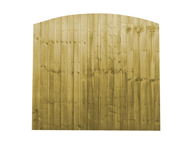 PRESSURE TREATED ARCH TOP CLOSE BOARD PANELS