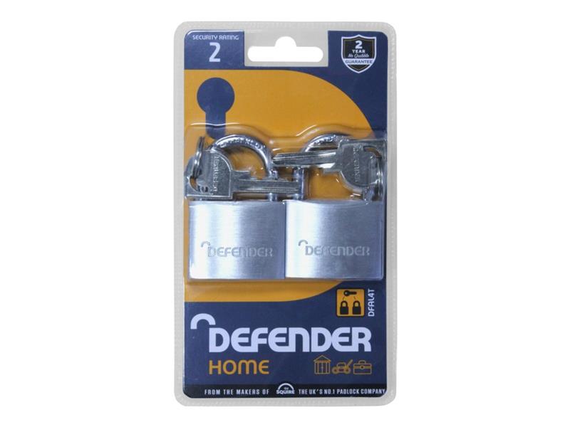 Aluminium Padlock Twin Pack