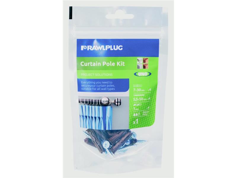 Curtain Pole & Blind Kit