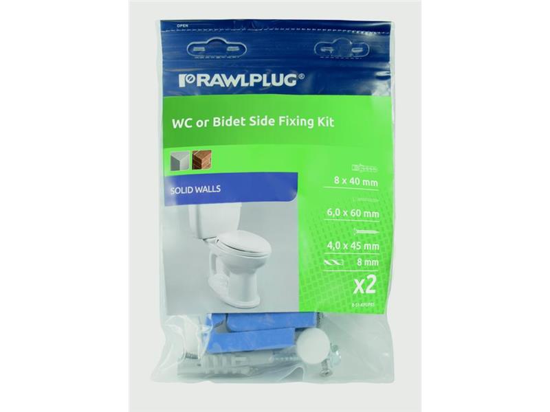 WC Or Bidet Side Fixing Kit