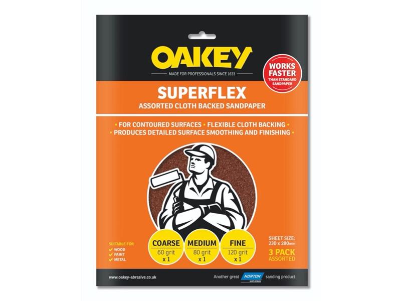 Oakey Superflex - 280 x 230mm