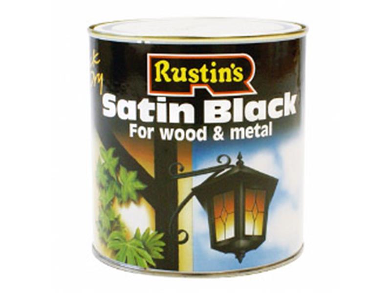 Quick Dry Satin Black