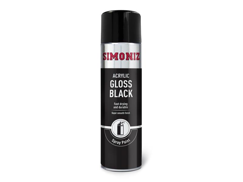 Spray Paint - Gloss Black (Aerosol)