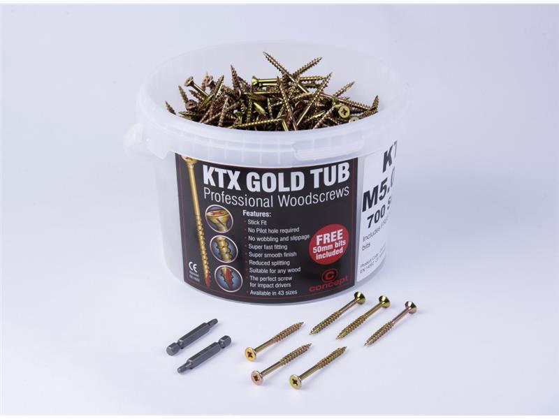 CONCEPT KTX GOLD TUBS 