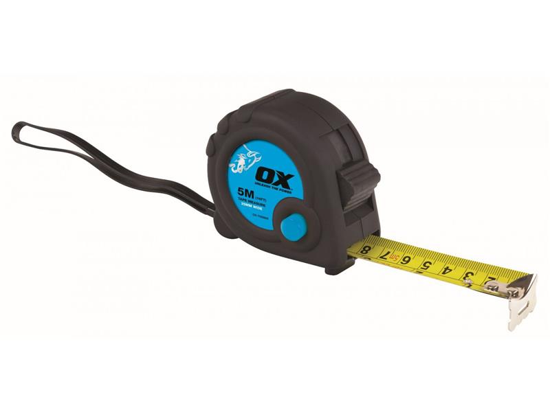 OX TRADE TAPE MEASURE 5M METRIC ONLY 