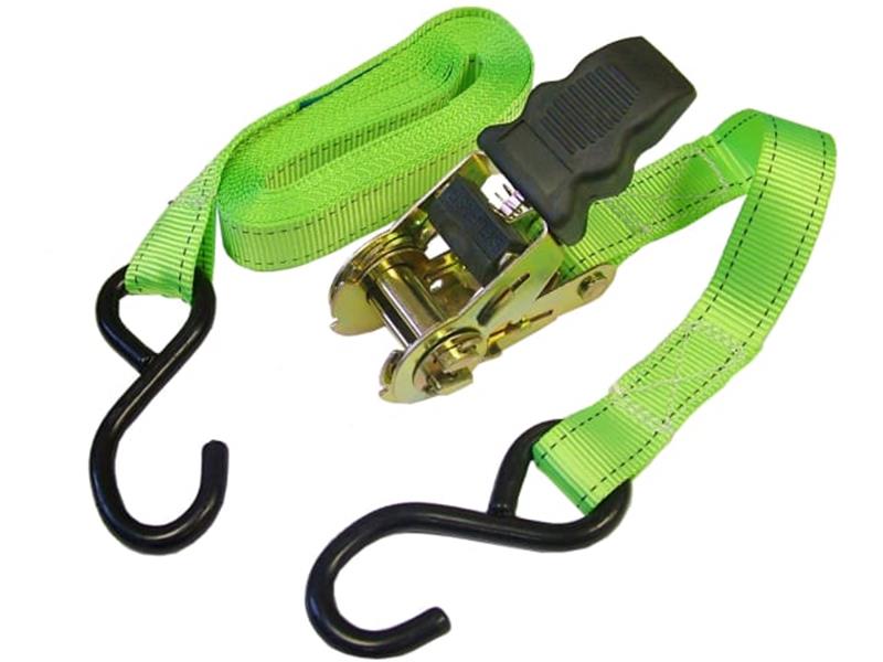RATCHET TIE-DOWNS S-HOOK 5M x 25MM 